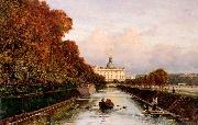 Alexey Bogolyubov View to Michael's Castle in Petersburg from Lebiazhy Canal oil painting